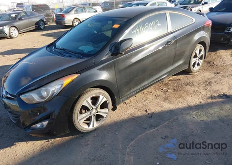 2013 Hyundai Elantra Gs из США, поврежденный, VIN KMHDH6AE0DU009654